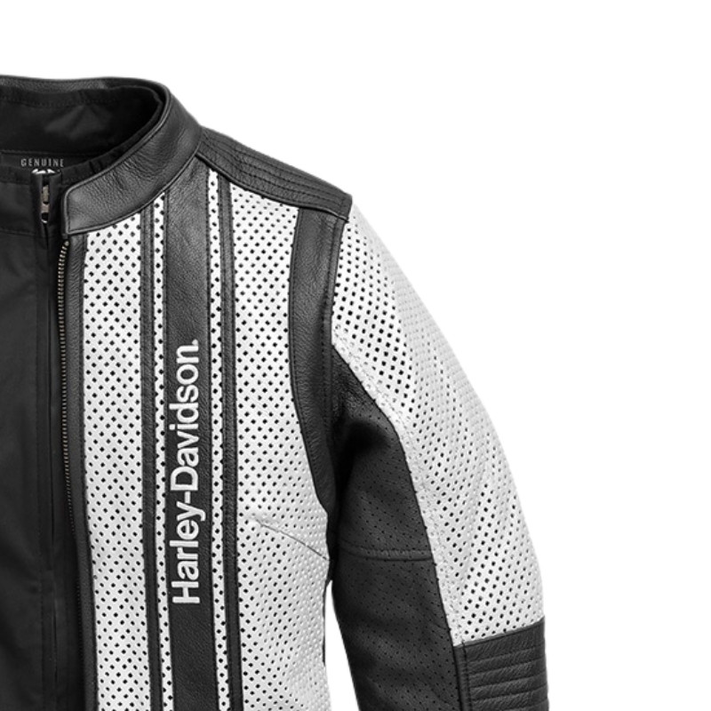 Women’s Hideaway Perforated Leather Jacket