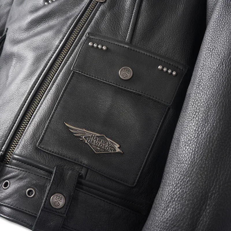 Women's 120th Anniversary Cycle Queen Leather Biker Jacket