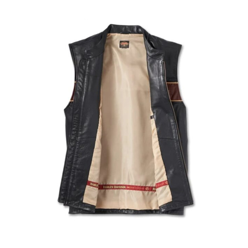 Mens 120th Anniversary Leather Vest