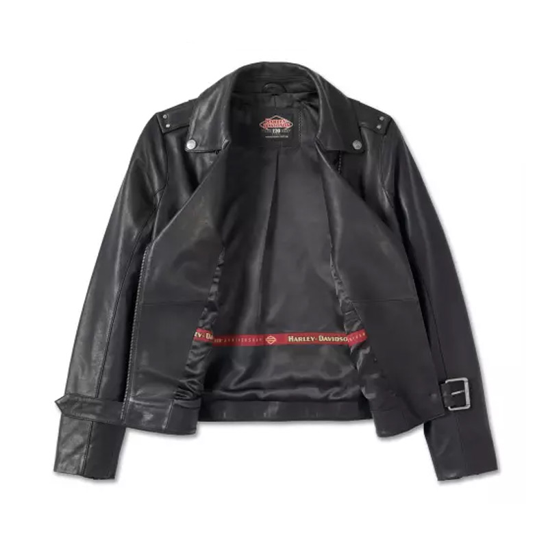 Women's 120th Anniversary D-Pocket Biker Leather Jacket
