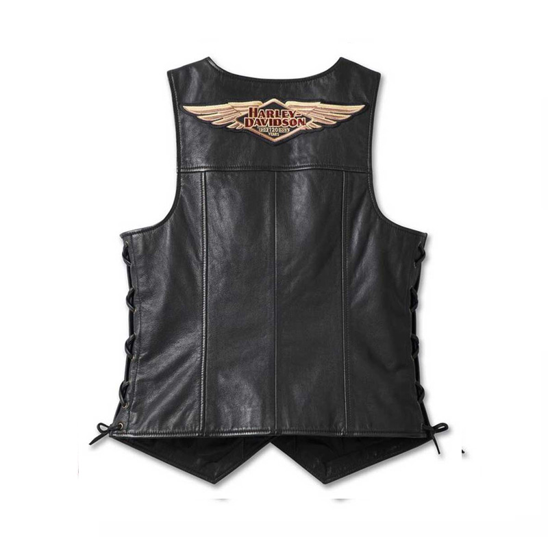 Women’s 120th Anniversary Laced Side Leather Vest