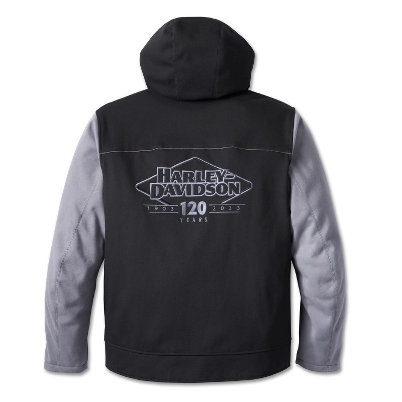 Men's 120th Anniversary Deflector Riding Fleece - Black & Quiet Shade