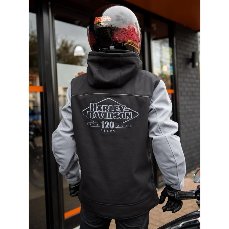 Men's 120th Anniversary Deflector Riding Fleece - Black & Quiet Shade