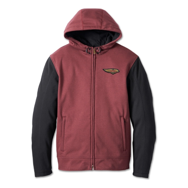 Men's 120th Anniversary Deflector Riding Fleece - Rum Raisin & Black