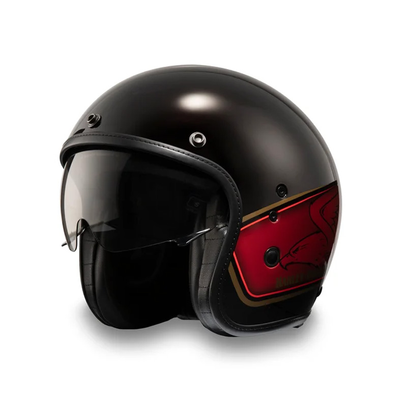 120th Anniversary Eagle H-D X14 Sun Shield 3/4 Helmet