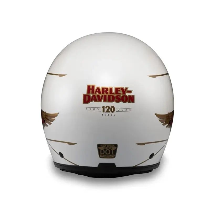 120th Anniversary Diamond H-D X14 SUN SHIELD 3/4 HELMET