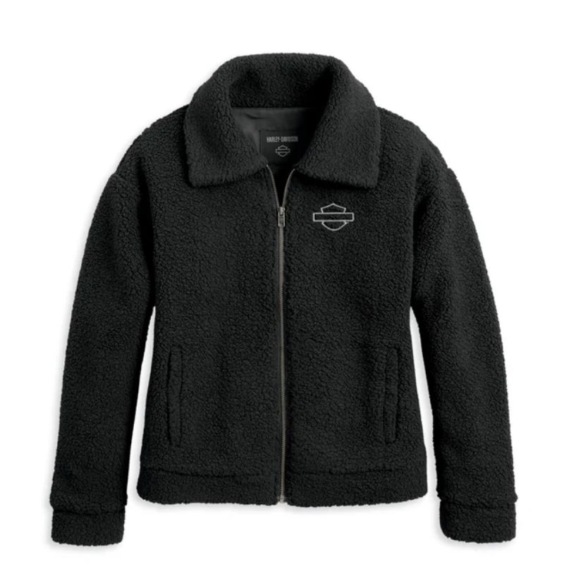 Women's Enchanted Sherpa Jacket - Black Beauty