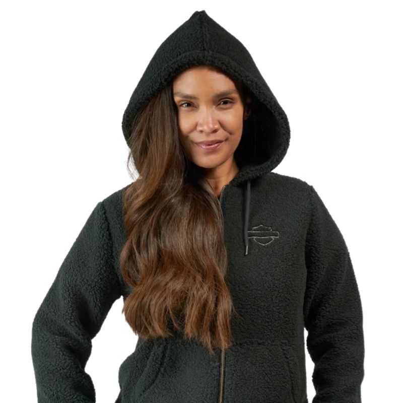 Women's Enchanted Sherpa Jacket - Black Beauty