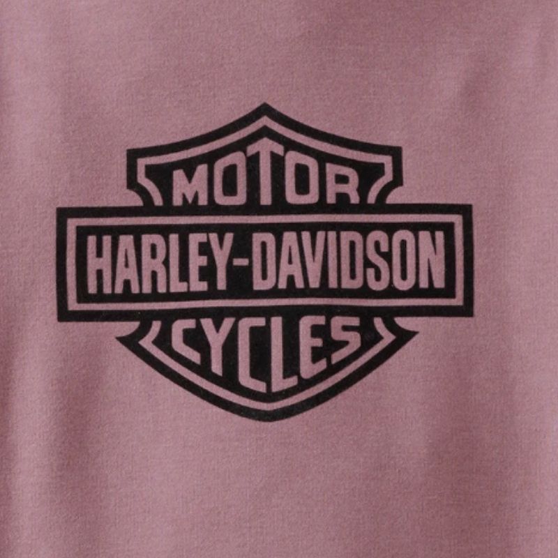 Women's Special Bar and Shield Zip Front Hoodie - Grape Shake Heather