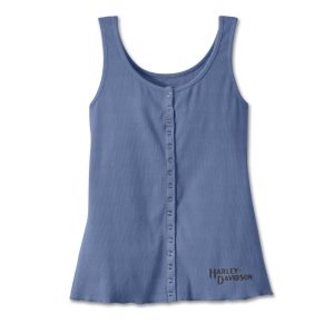 Women's Hometown Bar & Shield Fashion Tank - Colony Blue