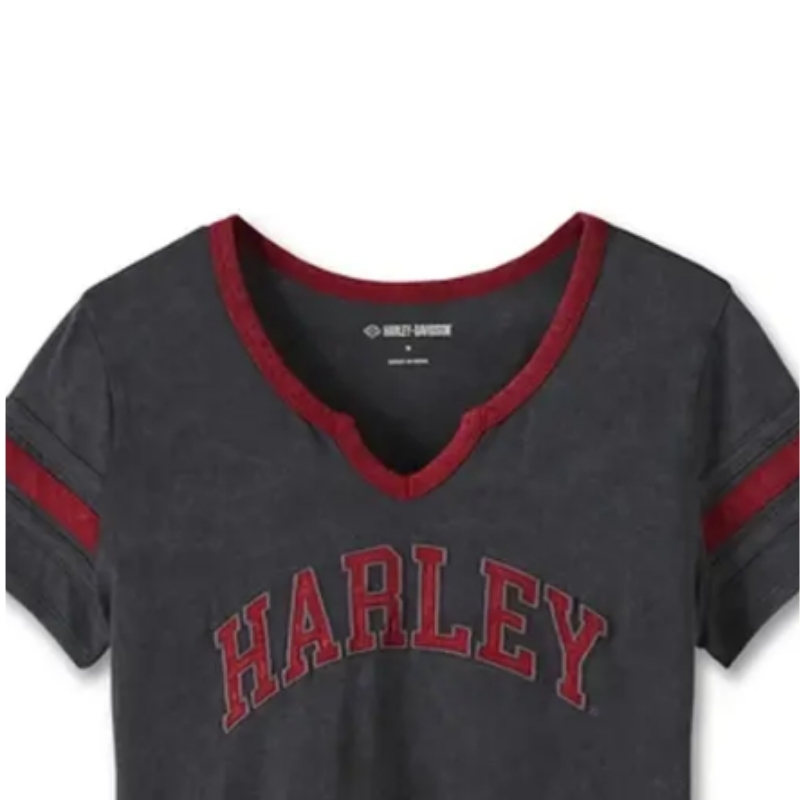 Women's American Notch Neck Tee - Black Beauty