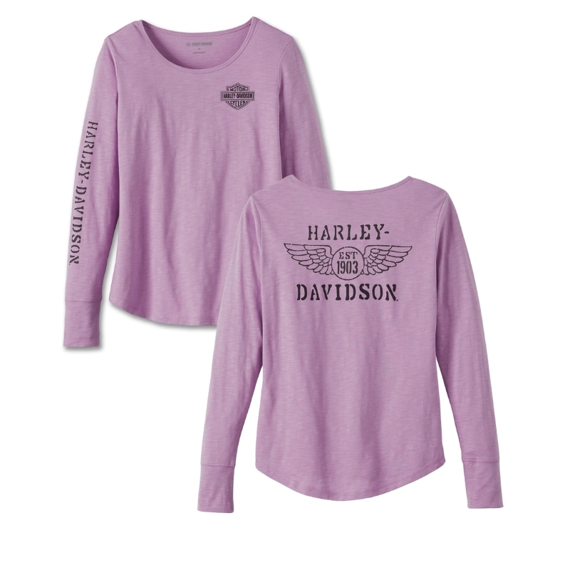 Women's Hero Long Sleeve Knit Top - Lavender Herb