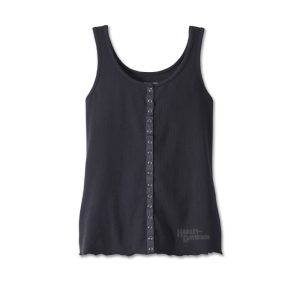 Women's Hometown Bar & Shield Fashion Tank - Black Beauty