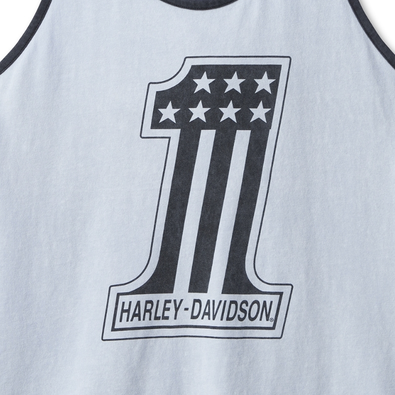 Women's National Anthem Twist Back Tank - Skyway