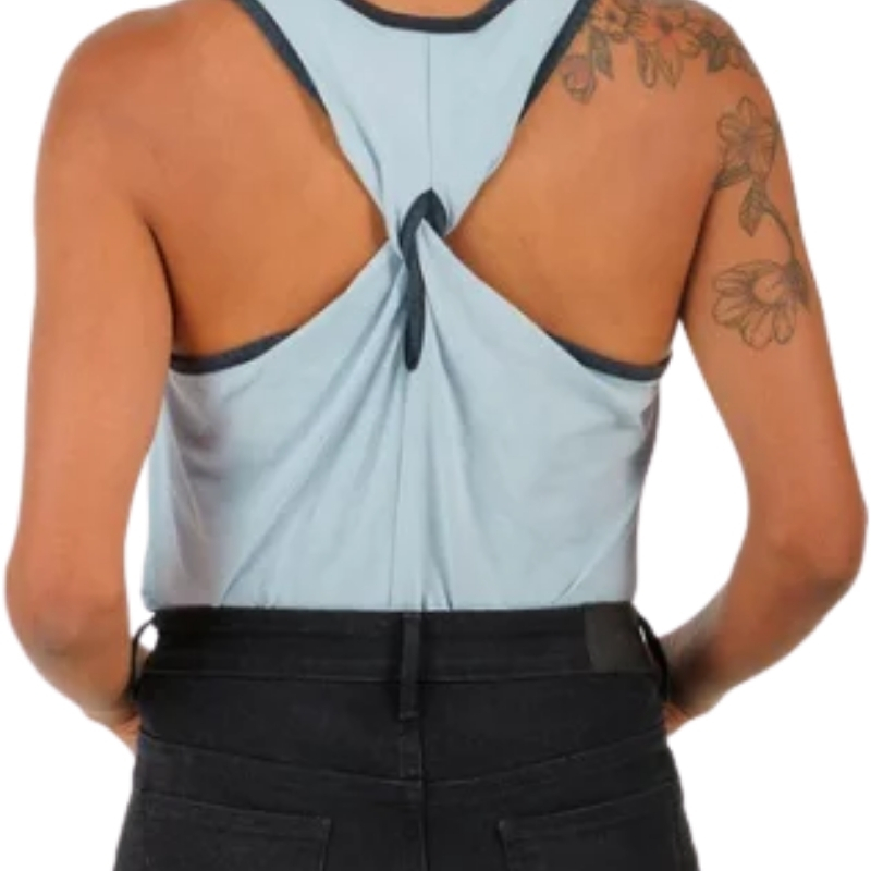 Women's National Anthem Twist Back Tank - Skyway