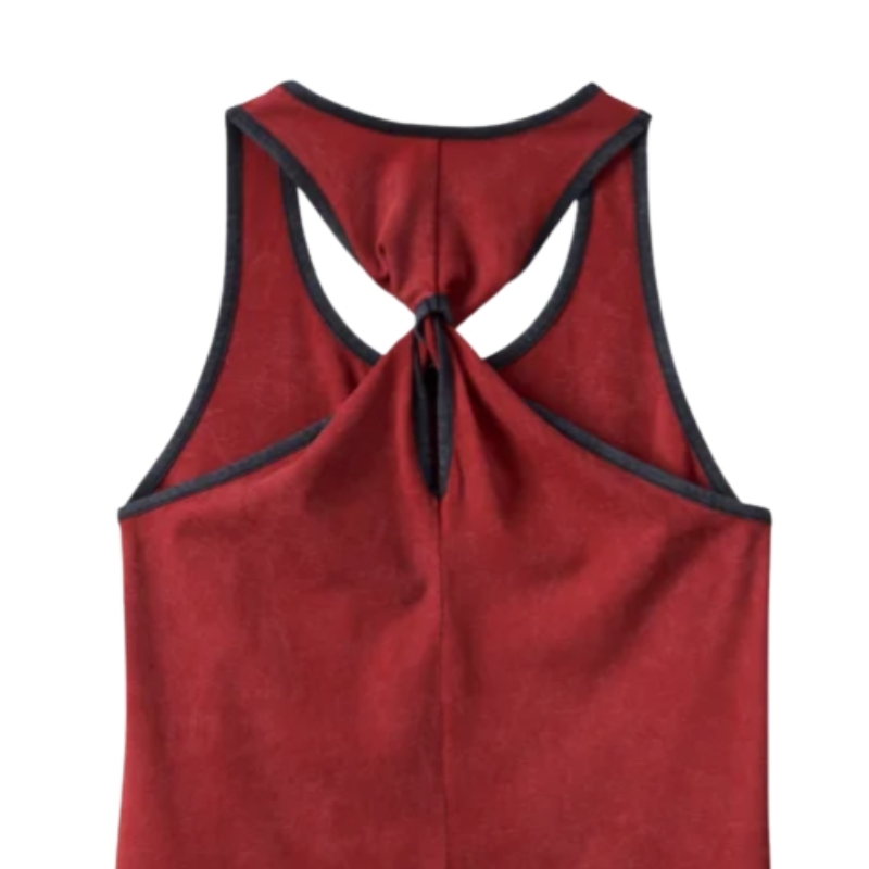 Women's National Anthem Twist Back Tank - Winery