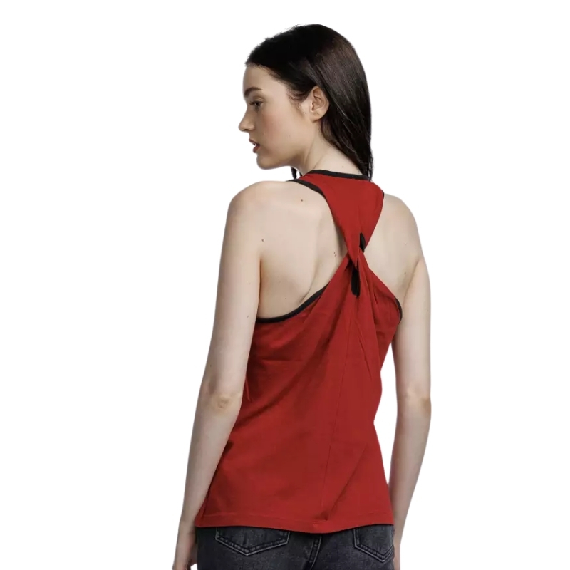 Women's National Anthem Twist Back Tank - Winery