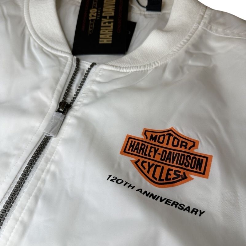 Women’s 120th Anniversary Bomber Jacket White