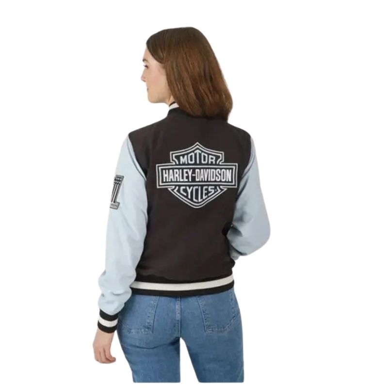Women's Classic Bar & Shield Bomber Jacket