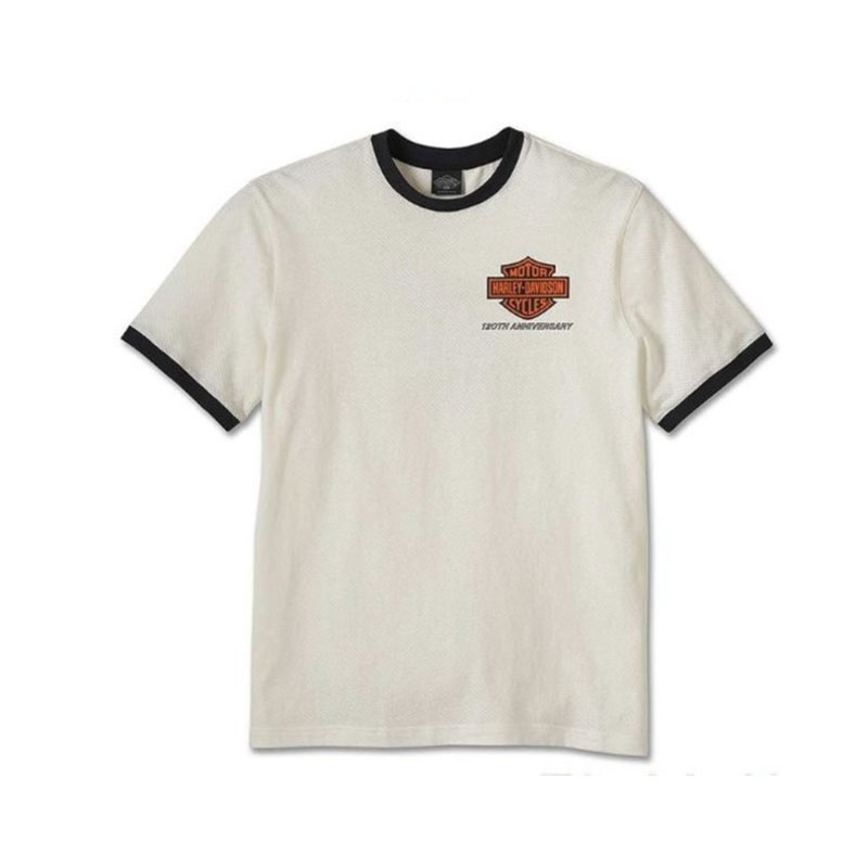 Men's 120th Anniversary Ringer Tee Cloud Dancer Men's 120th Anniversary Ringer Tee Cloud Dancer