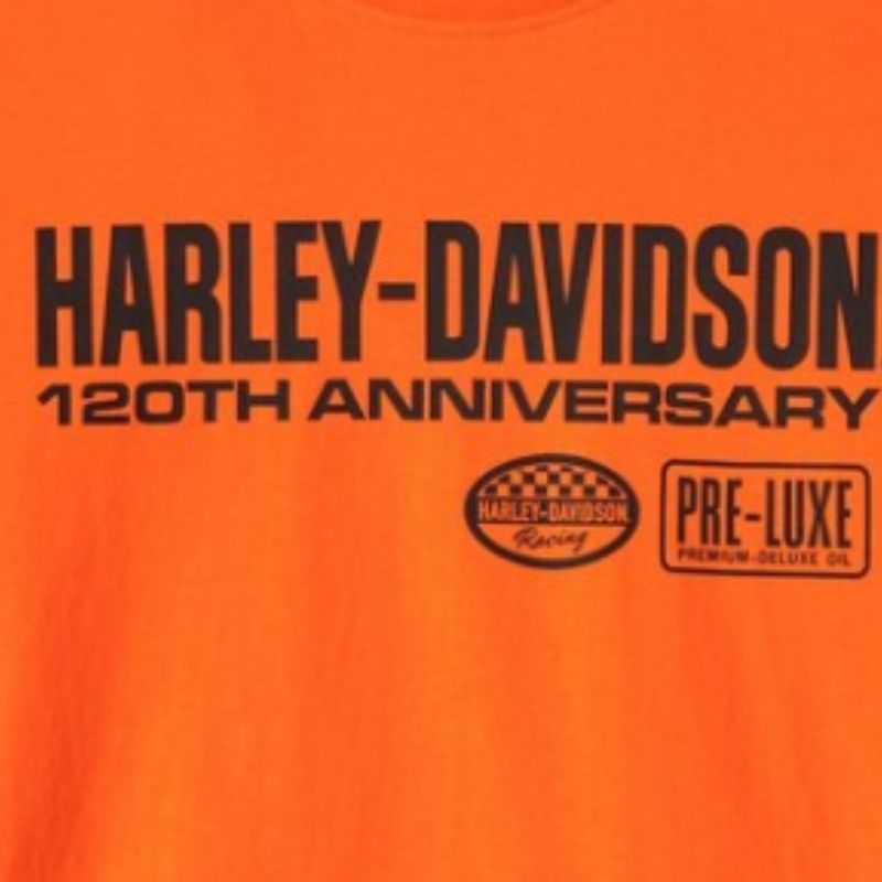 Men's 120th Anniversary Long Sleeve Tee Orange