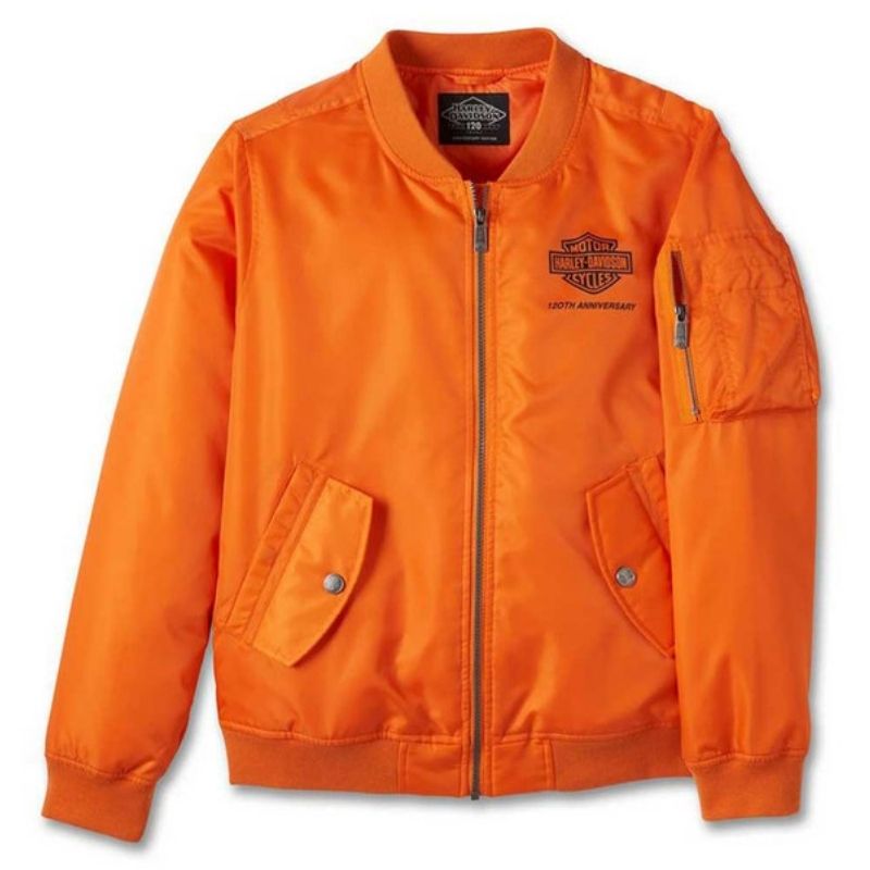 Women's 120th Anniversary Bomber Jacket - Orange