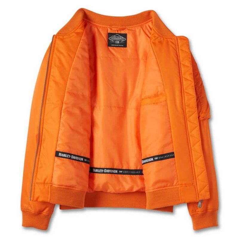 Women's 120th Anniversary Bomber Jacket - Orange