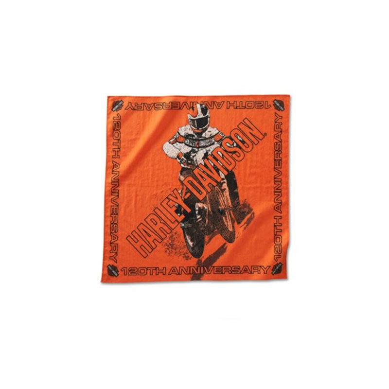 Harley-Davidson Bandana 120th Anniversary Racing Orange