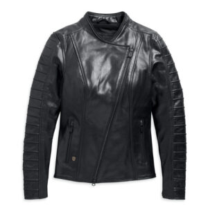 Women's Ozello Perforated Leather Jacket