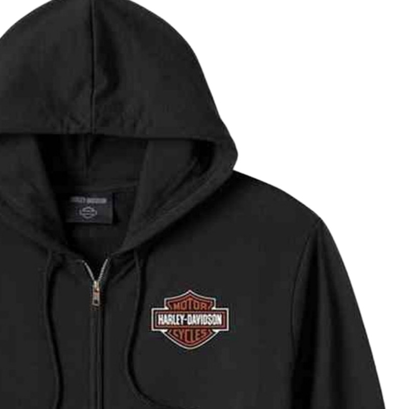 Men's Bar & Shield Zip-Up Hoodie