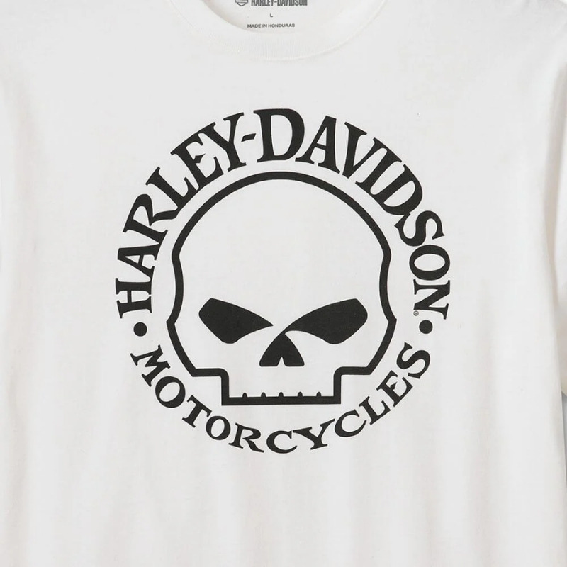 Men's Willie G Skull Tee - White