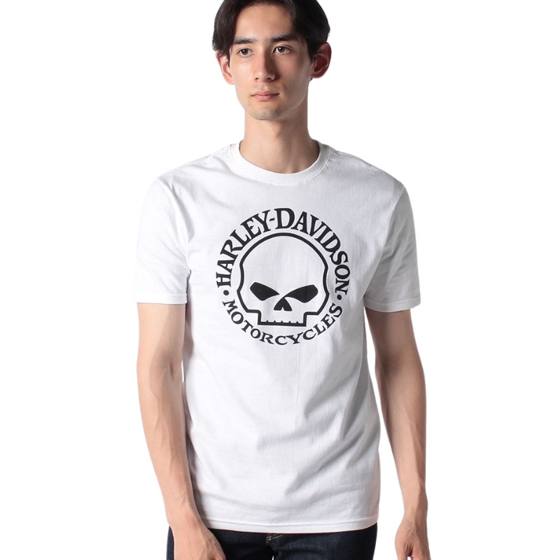 Men's Willie G Skull Tee - White