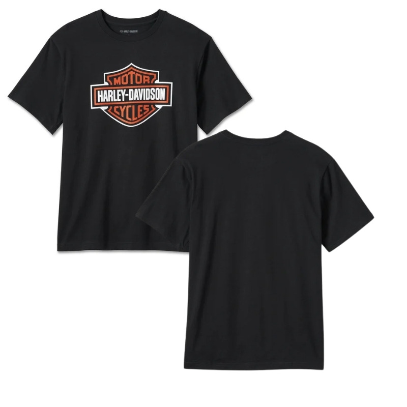 Men's Bar & Shield Tee - Black