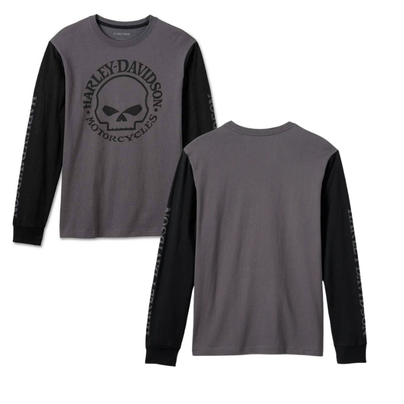 Men's Willie G Skull Long Sleeve Tee