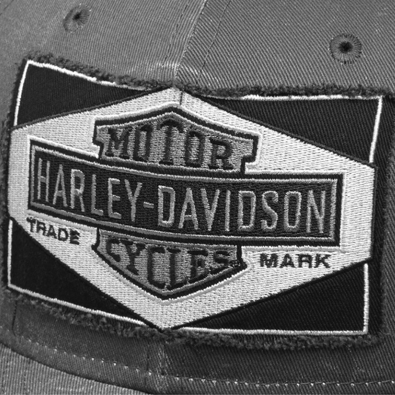 Men's Raw Edge Patch 59FIFTY Baseball Cap, Gray
