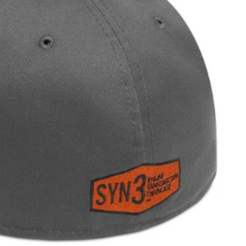 Men's Iron Block 59FIFTY Baseball Cap, Gray & Black
