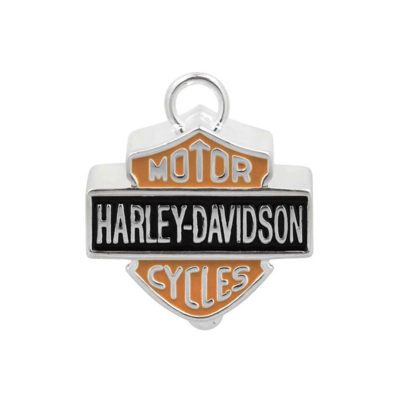 Big Bar & Shield Ride Bell Orange & Black