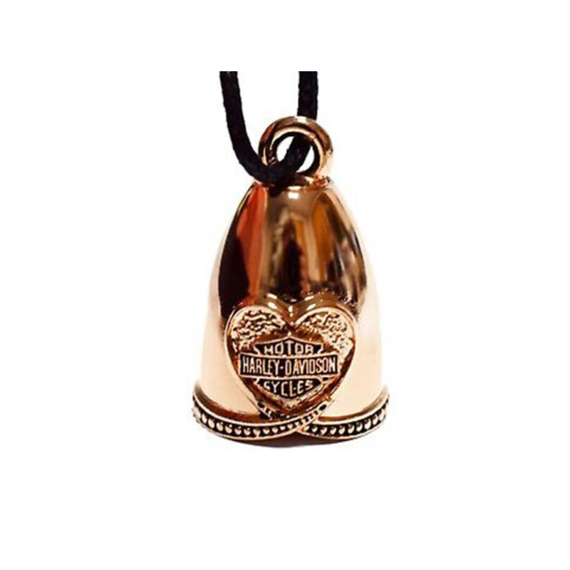 Heart Ride Bell Faux Rose Gold