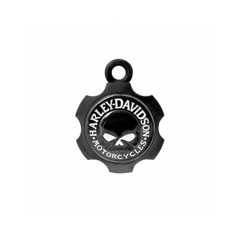 Axel Shape Willie G Skull Ride Bell – Black Finish