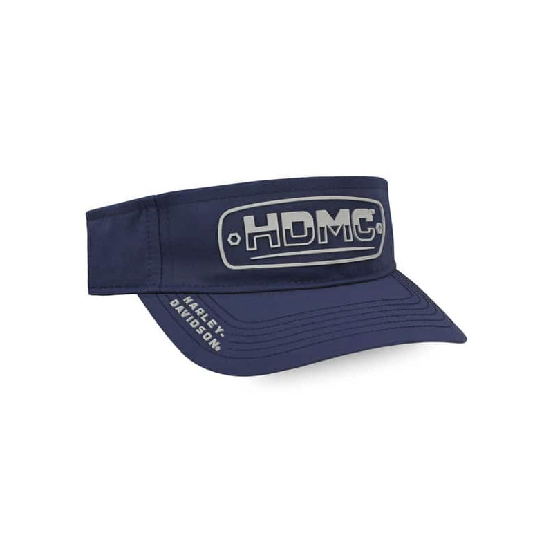 Men’s Silicone Lineation Plastic Snap Visor – Navy Blue Men’s Silicone Lineation Plastic Snap Visor – Navy Blue