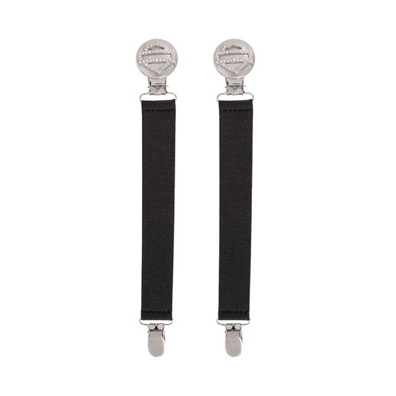 Women's Bar & Shield Bling Boot Clip, Sold In Pair Women's Bar & Shield Bling Boot Clip, Sold In Pair