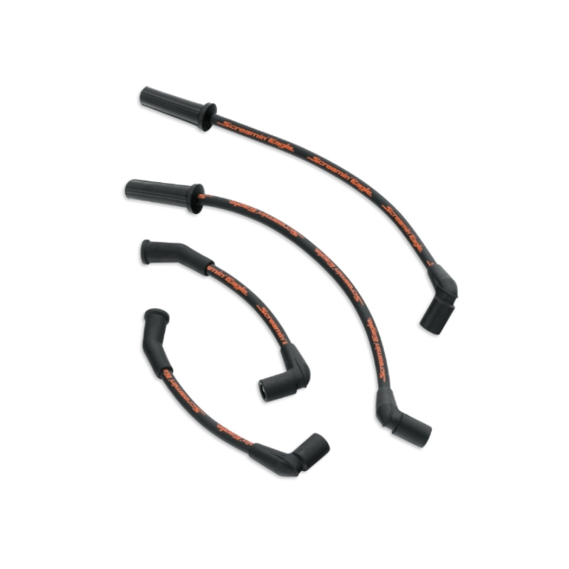 Screamin' Eagle 10MM Phat Spark Plug Wires - Black Screamin' Eagle 10MM Phat Spark Plug Wires - Black