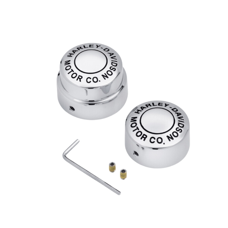 Harley-Davidson Motor Co. Rear Axle Nut Covers Harley-Davidson Motor Co. Rear Axle Nut Covers