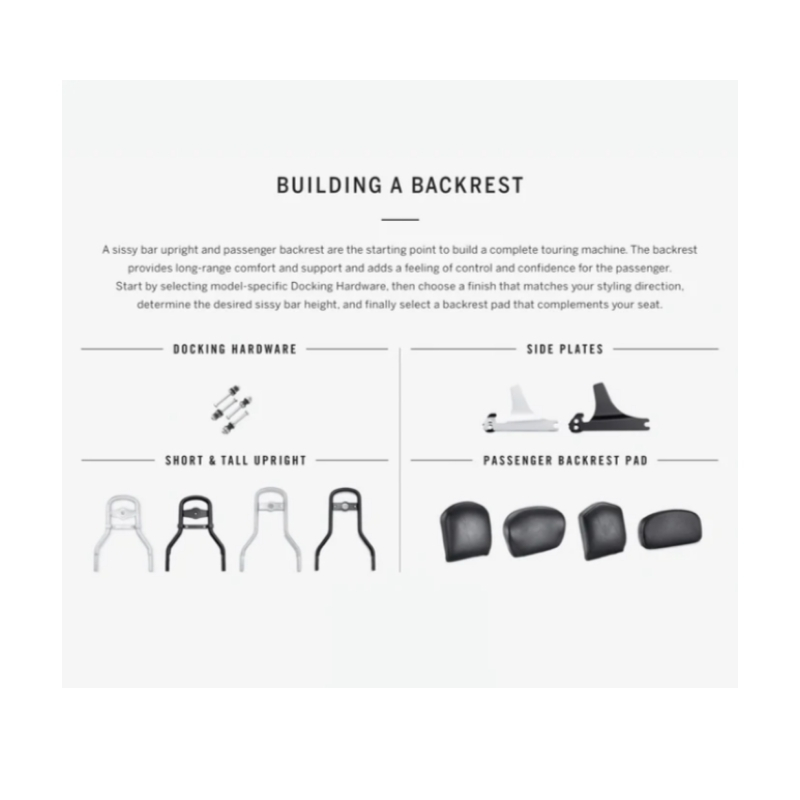 Fat Boy Bucket Low Backrest Pad