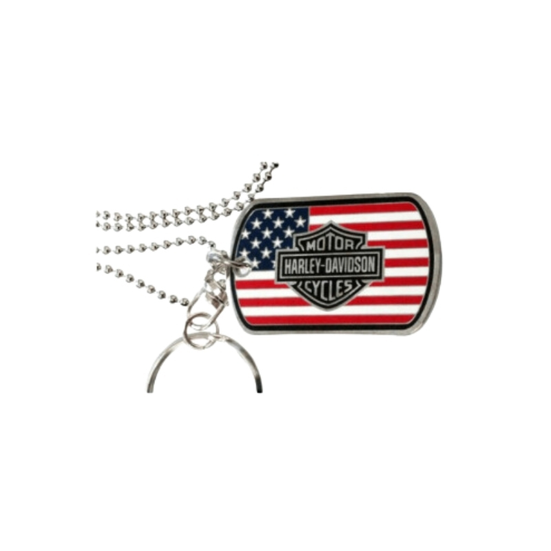 Military Flag Dog Tag Military Flag Dog Tag