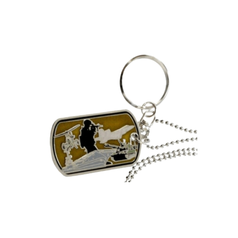 Military Flag Dog Tag