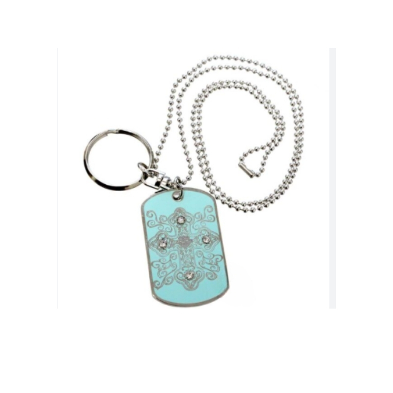 Restless Spirit Cross with B&S Dog Tag