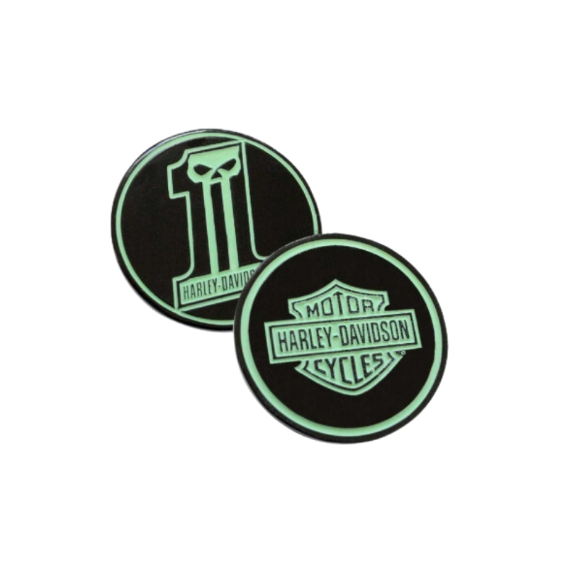 Glow In The Dark #1 Skull Challenge Coin