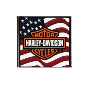 Flag Bar & Shield Logo Mile-Tile Magnet