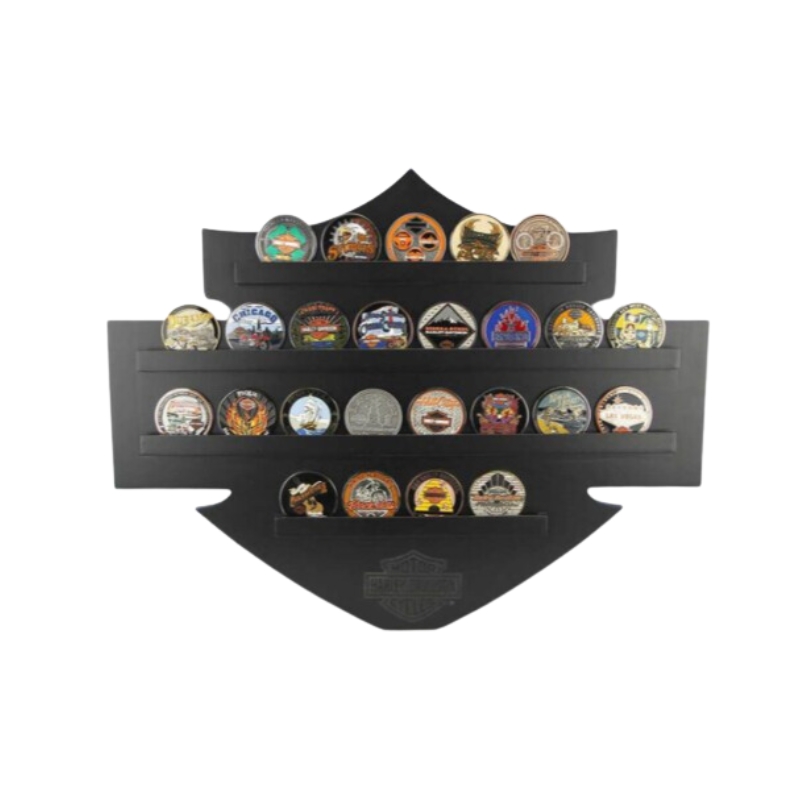Bar & Shield Wall Coin Display